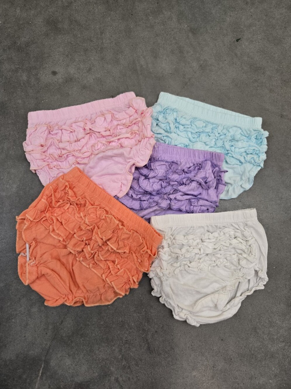 Baby Girl Ruffle Diaper Covers Lot Of 5 12-18 Months